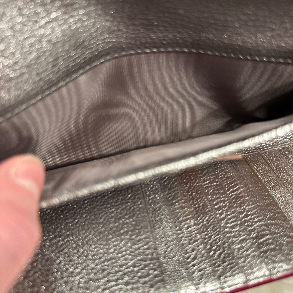Nib Metallic Silver Miu Miu Wallet - image 8